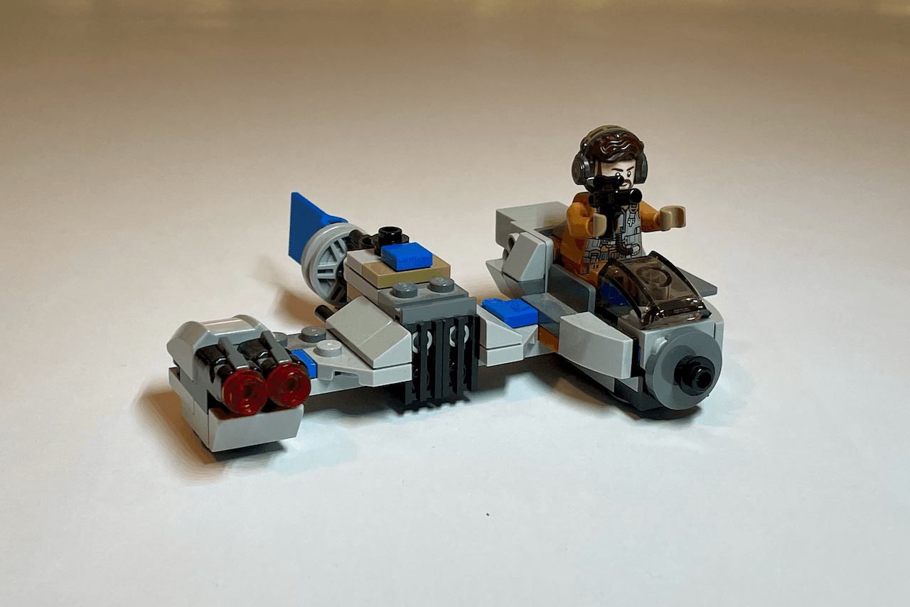 Ski Speeder vs. First Order Walker Microfighters