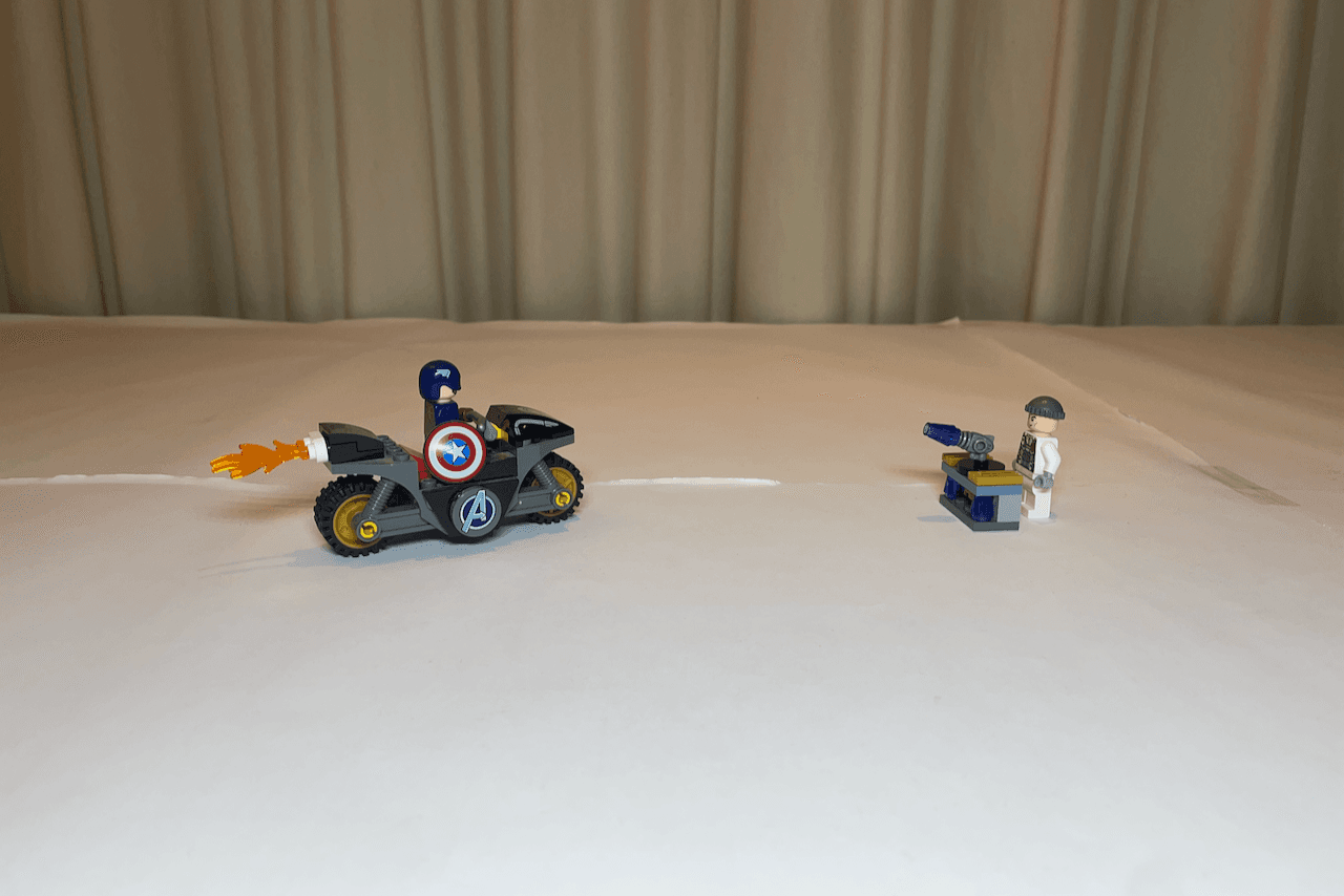 Captain America and Hydra Face-Off